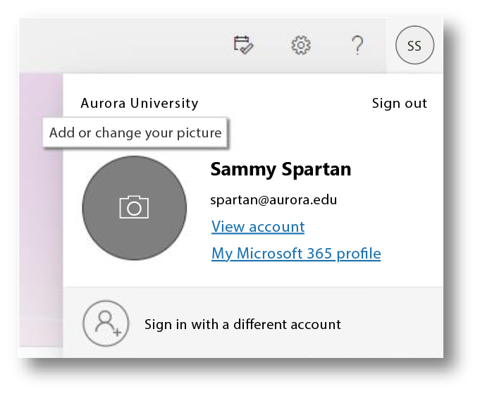 Change Your Office 365 Profile Photo – Aurora University